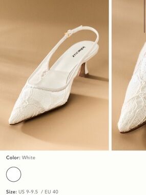 Lola Cruz Alberta Lace Kitten Pumps